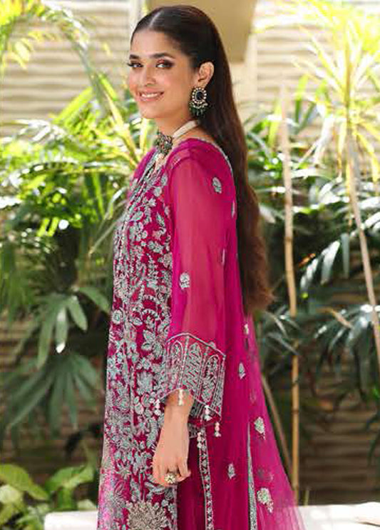 Roheenaz Embroidered Chiffon Suits Unstitched 4
