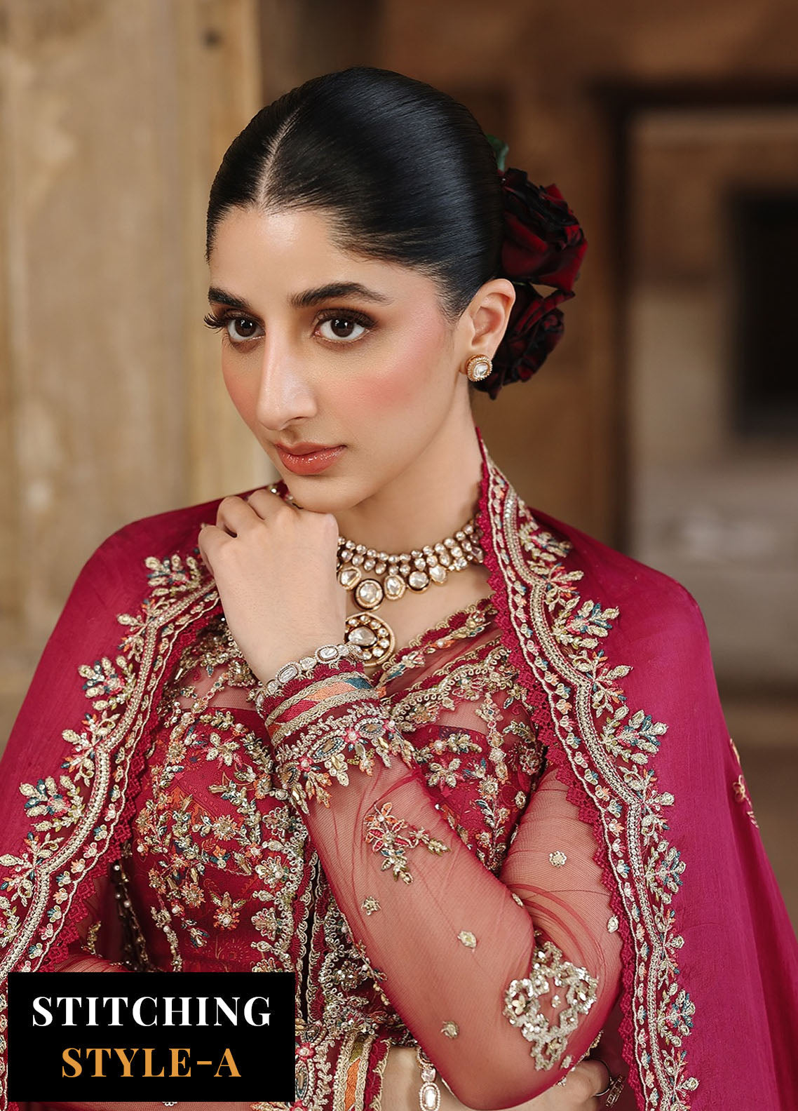 Shadmani by Qalamkar Embroidered