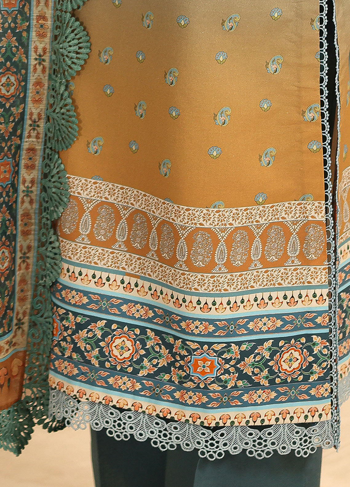 Cambric Suits Unstitched 3 Piece